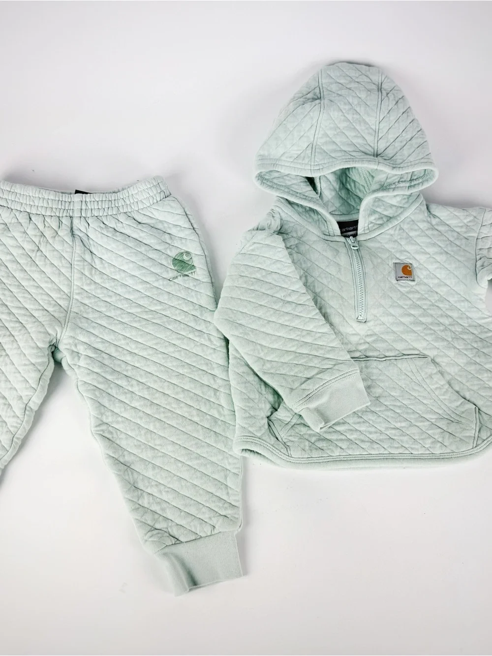 Carhartt Quilted Hoodie and Joggers Set - Mint